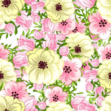 Kusursuz çiçek deseni