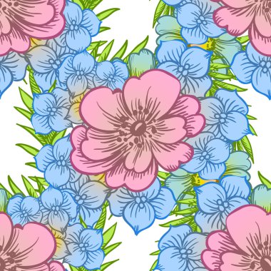 Kusursuz çiçek deseni