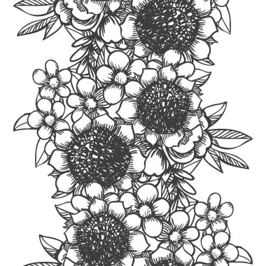 Kusursuz çiçek deseni