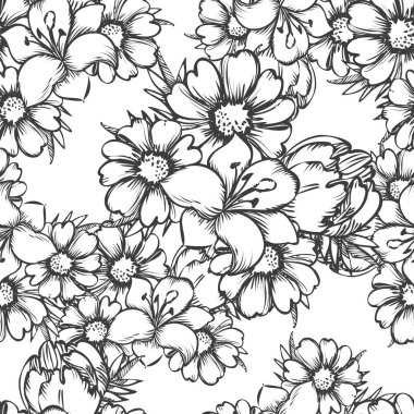 Kusursuz çiçek deseni