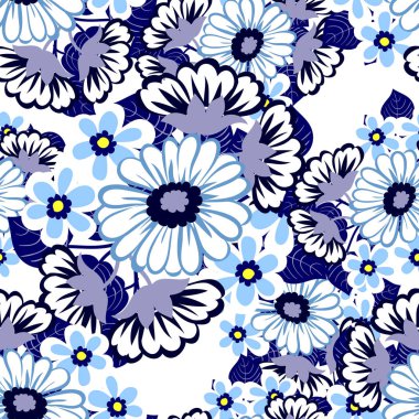 Kusursuz çiçek deseni