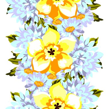 Kusursuz çiçek deseni