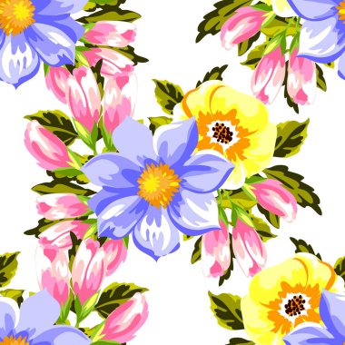 Kusursuz çiçek deseni