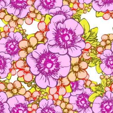 Kusursuz çiçek deseni