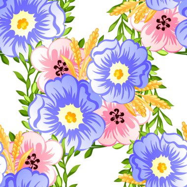 Kusursuz çiçek deseni