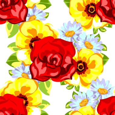 Kusursuz çiçek deseni