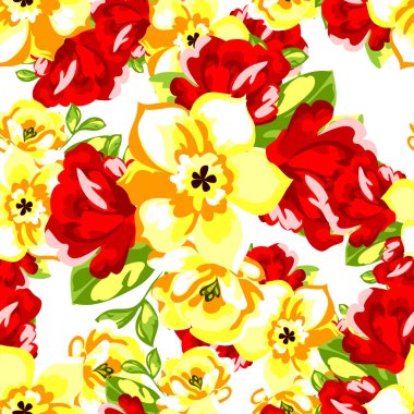 Kusursuz çiçek deseni