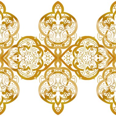 Kusursuz tek renkli süsleme deseni