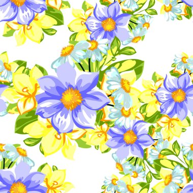 Kusursuz çiçek deseni