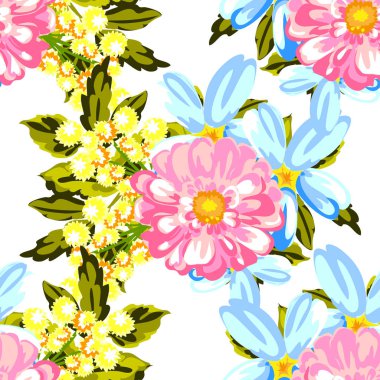 Kusursuz çiçek deseni