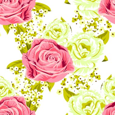 Kusursuz çiçek deseni