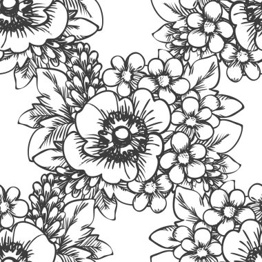 Kusursuz çiçek deseni