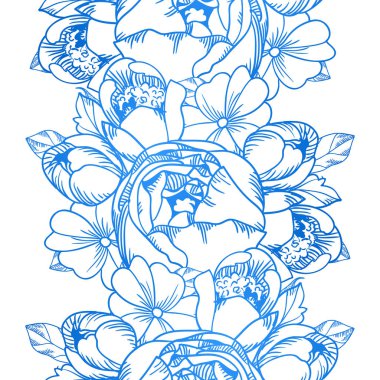 Kusursuz çiçek deseni