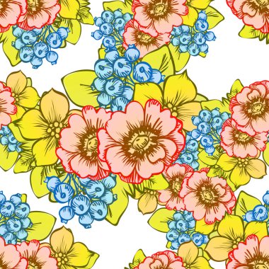 Kusursuz çiçek deseni