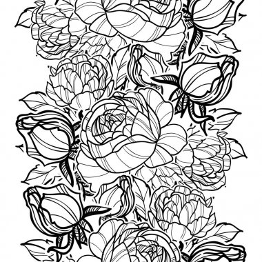 Kusursuz çiçek deseni