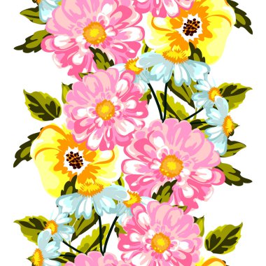 Kusursuz çiçek deseni