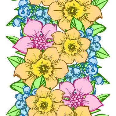 Kusursuz çiçek deseni