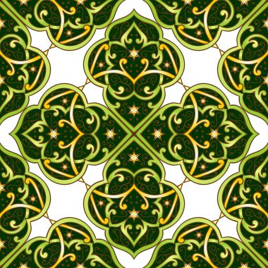 Kusursuz tek renkli süsleme deseni