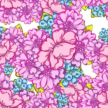 Kusursuz çiçek deseni