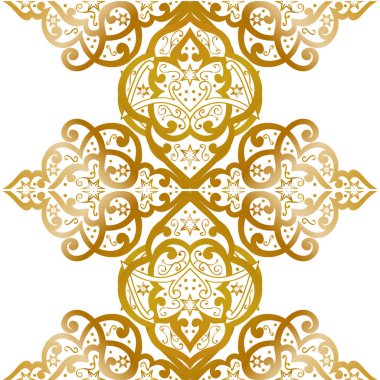 Kusursuz tek renkli süsleme deseni