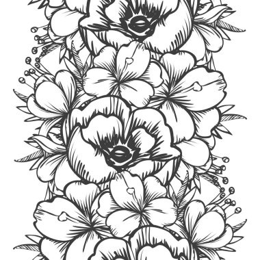 Kusursuz çiçek deseni