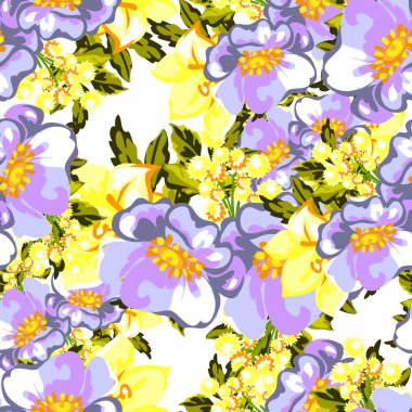 Kusursuz çiçek deseni