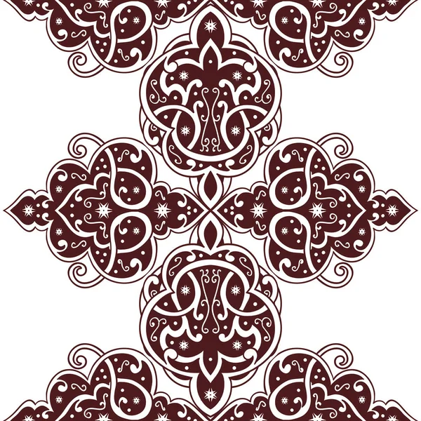 Kusursuz tek renkli süsleme deseni