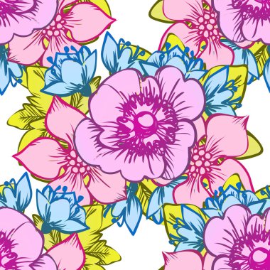 Kusursuz çiçek deseni