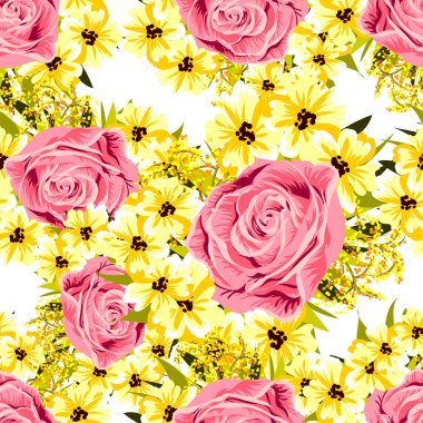 Kusursuz çiçek deseni