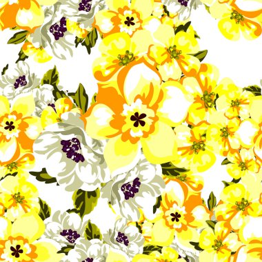 Kusursuz çiçek deseni