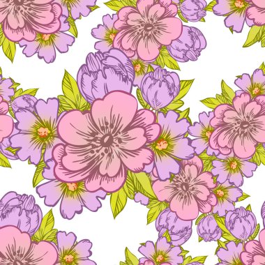 Kusursuz çiçek deseni