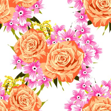 Kusursuz çiçek deseni