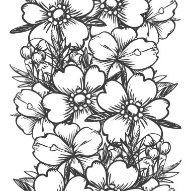 Kusursuz çiçek deseni