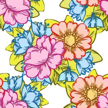 Kusursuz çiçek deseni