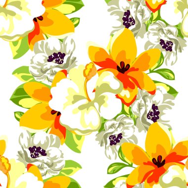 Kusursuz çiçek deseni