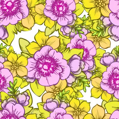 Kusursuz çiçek deseni