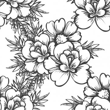 Kusursuz çiçek deseni