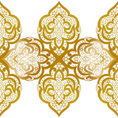 Kusursuz tek renkli süsleme deseni