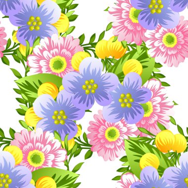 Kusursuz çiçek deseni