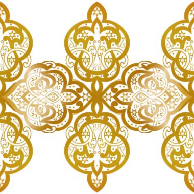 Kusursuz tek renkli süsleme deseni