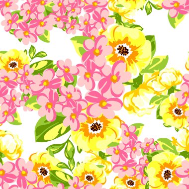 Kusursuz çiçek deseni