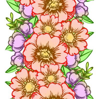 Kusursuz çiçek deseni