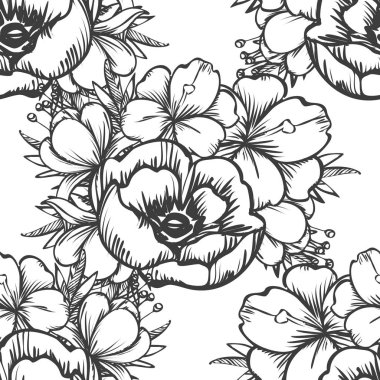 Kusursuz çiçek deseni