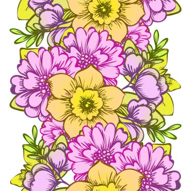 Kusursuz çiçek deseni