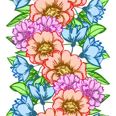 Kusursuz çiçek deseni