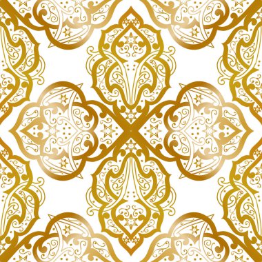 Kusursuz tek renkli süsleme deseni