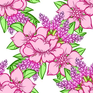 Kusursuz çiçek deseni