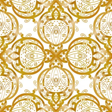 Kusursuz tek renkli süsleme deseni