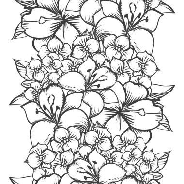 Kusursuz çiçek deseni