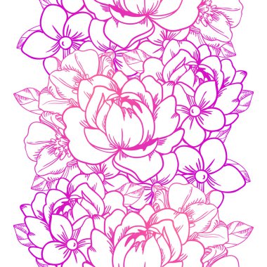 Kusursuz çiçek deseni